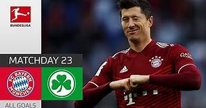 Lewy Turns Match vs Fürth | Bayern - Greuther Fürth 4-1 | All Goals | Matchday 23 – Bundesliga 21/22