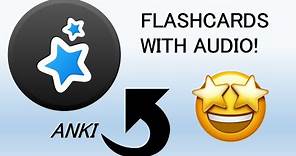 HOW TO MAKE LANGUAGE FLASHCARDS WITH AUDIO ON ANKI