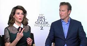 My Big Fat Greek Wedding 2: Nia Vardalos & John Corbett Official Movie Interview | ScreenSlam