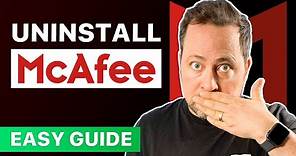 How to uninstall McAfee antivirus | Easy guide ✅ 100% works