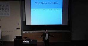 Bart Ehrman Lecture at Washington & Jefferson College