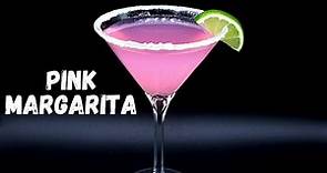 Pink Margarita | Easy 4 Ingredients Cocktail Recipe
