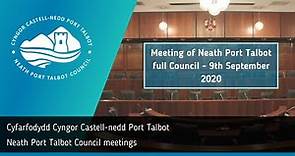 Meeting of Neath Port Talbot full Council - 9th September 2020