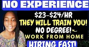 Hiring Immediately!! No Experience Work from Home Jobs 2023| They Will Train You WFH Jobs| Remote
