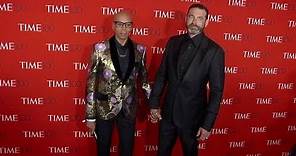 RuPaul and Georges LeBar on the red carpet for the 2018 Time 100 Gala in New York City