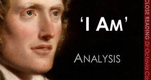 I AM by JOHN CLARE | 19th Century poem analysis | John Clare I Am poetry ANALYSIS & CLOSE READING