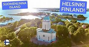 HELSINKI FINLAND - SUOMENLINNA ISLAND Exploring the Archipelago and Fortress