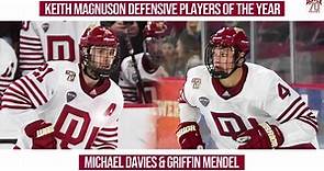 Keith Magnuson Defensive Players of the Year: Michael Davies, Griffin Mendel