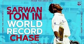 Ramnaresh Sarwan's magnificent century in WORLD RECORD 418 chase | West Indies v Australia 2003