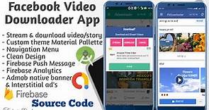 How to Make Facebook video downloader app in Android Studio