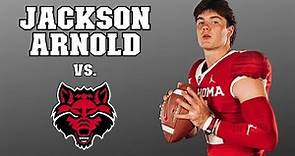 Jackson Arnold Highlights vs Arkansas State | 2023 Oklahoma Sooners Highlights | 720p