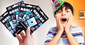 I Surprised MY BROTHER With $200,000 Robux IN REAL LIFE...