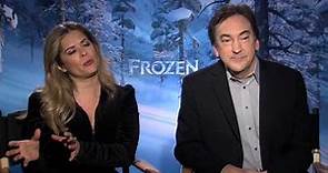 Frozen: Jennifer Lee, Director & Peter Del Vecho, Producer Official Movie Interview | ScreenSlam