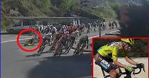 Primoz Roglic NASTY CRASH 😱 |Quinten Hermans Takes Victory 🏆 | Itzulia Basque Country Stage 3