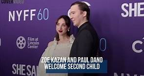 Zoe Kazan and Paul Dano welcome second child