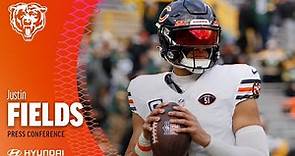 Justin Fields postgame media availability | Chicago Bears