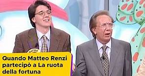 Quando Matteo Renzi partecipò a La ruota della fortuna | Mediaset Play Cult