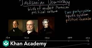 Jacksonian Democracy part 1
