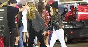 Cara Delevigne & Girlfriend Minke Hold Hands While Attending Harry Styles Concert