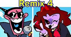 Friday Night Funkin' - Remix 4 | Rhythm Heaven Fever Minigame (FNF Mod) (Mommy/Pico/Skid/Spirit)