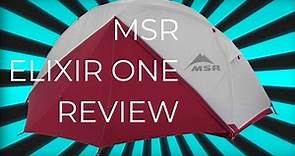 MSR Elixir 1 REVIEW | solo camping tent