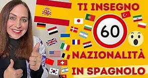 Corso di Spagnolo_I nomi delle nazionalità (60 in totale!!!)