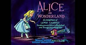 Alice in Wonderland (1951) title sequence