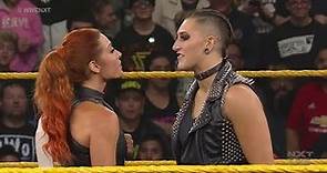 Becky Lynch vs Rhea Ripley NXT 20 November 2019
