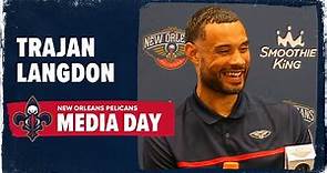 Trajan Langdon | New Orleans Pelicans Media Day 2022