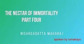THE NECTAR OF IMMORTALITY PART FOUR - Nisargadatta Maharaj audiobook - lomakayu