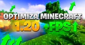 Cómo OPTIMIZAR Minecraft 1.20 para MÁS FPS | Minecraft Java 1.20 +FPS Boost Tutorial