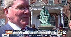 Historic apology: Taney family apologies to descendant of a slave who sued for freedom