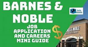 Barnes & Noble Job Application and Careers MiniGuide