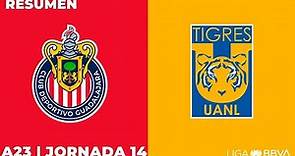 Resumen y Goles | Chivas vs Tigres | Liga BBVA MX | Apertura 2023 - Jornada 14