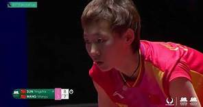 Sun Yingsha vs Wang Manyu | WS Final | ITTF MEN'S AND WOMEN'S WORLD CUP MACAO 2024