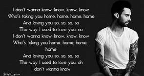 Maroon 5, Kendrick Lamar - Don't Wanna Know (Lyrics)