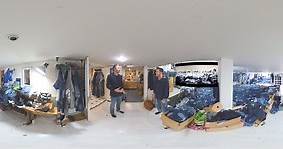 360° of Ian Berry's Studio of Denim