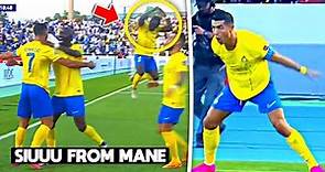 Sadio Mané Doing SIUUU with Cristiano Ronaldo while Celebrating 😂❤️