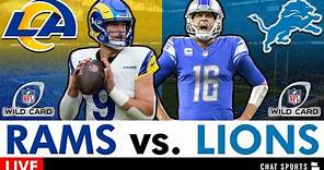 NFL Playoffs 2024 Live Streaming For Rams vs. Lions | Scoreboard, Play-By-Play, Highlights On NBC