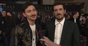 Eternals Los Angeles World Premiere - Itw Ryan Firpo and Kaz Firpo (Official Video)