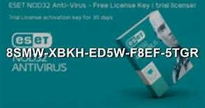 ESET NOD32 ANTIVIRUS Free Trial License activation key for 30 days | September 21, 2023