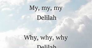 Delilah by Tom Jones Song with Lyrics