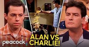 Two and a Half Men | 12 Minutes of Charlie & Alan’s Biggest Fights