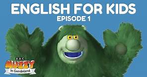 Learn English For Kids. Muzzy In Gondoland - Ep 1 of 12 English lessons for kids by the BBC's Muzzy