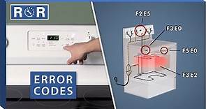 Electric Oven - Error Codes Explained | Repair & Replace