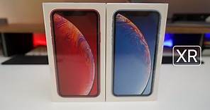 iPhone XR - Unboxing, Setup and Display Comparison