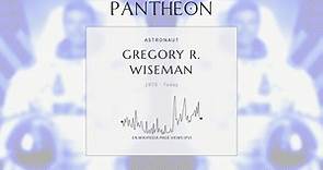 Gregory R. Wiseman Biography - American astronaut, engineer, and naval aviator (born 1975)