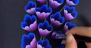Fantastic and colorful flower painting ideas