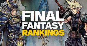 Ranking the Final Fantasy Games