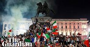 Italians celebrate Euro 2020 victory: 'You can't feel better than this'